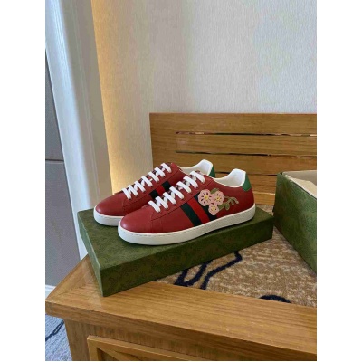 Sneakers Clásicas Rojas Gucci para Dama