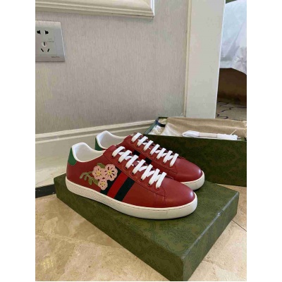 Sneakers Clásicas Rojas Gucci para Dama
